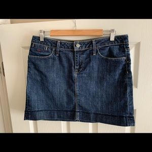 Banana Republic Mini Jean Skirt, Size 8
